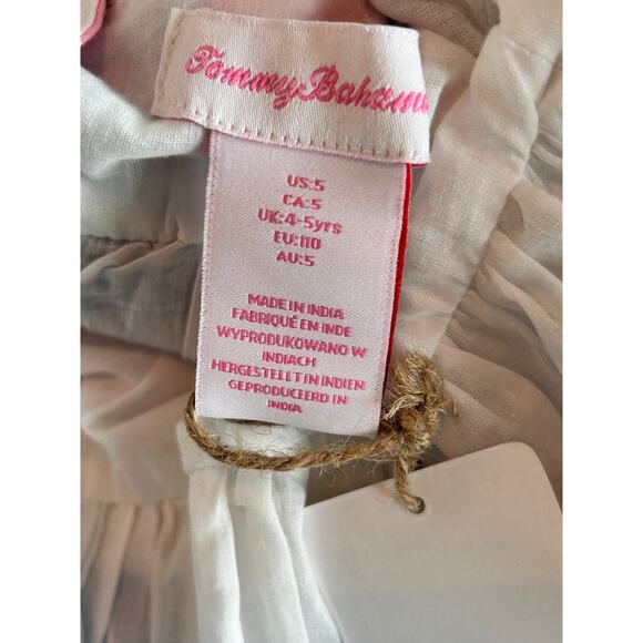 NWT Tommy Bahama Kids Girls Pastel Plaid Ruffle Sleeveless Dress Multicolor SZ 5 - Picture 12 of 12